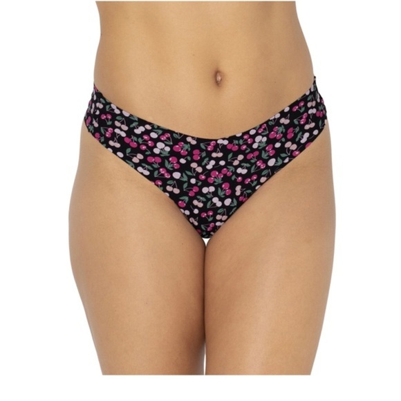 6pk Seamless no show free cut smooth lace back cheeky panties & thong panties - Picture 3 of 12